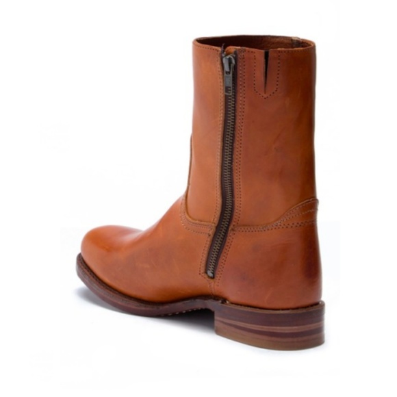 Frye Campus Men's Cognac Leather Boots - Picture 2 of 6